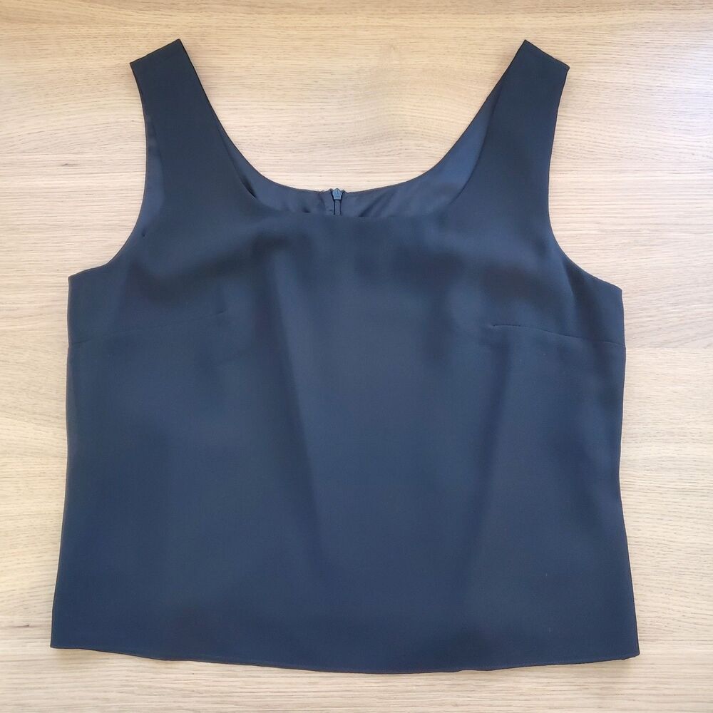 Vintage 90's J.R. Nites Black Sleeveless Blouse